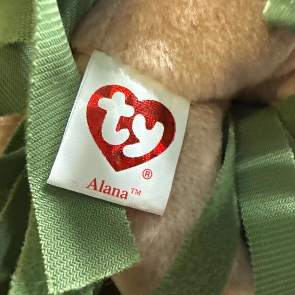 Ty Beanie Baby Alana Hula Bear Plush 8.5" Stuffed Animal 2006 - Picture 4 of 5